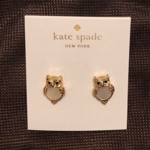 Kate Spade Into The Woods Owl Earrings